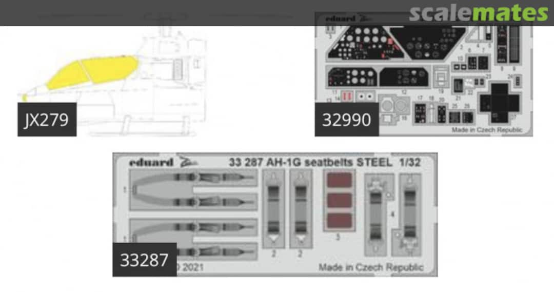 Contents AH-1G ICM BIG33138 Eduard