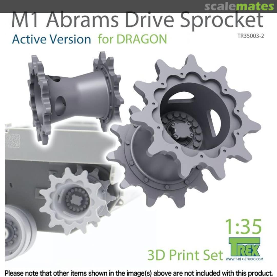 Boxart M1 Abrams Drive Sprocket Active Version TR35003-2 T-Rex Studio