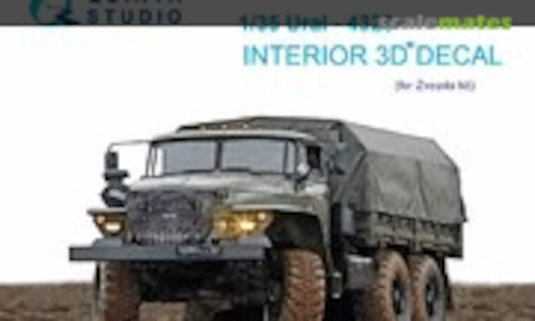 1:35 Ural 4320 interior 3D decals (Quinta Studio QD35016)