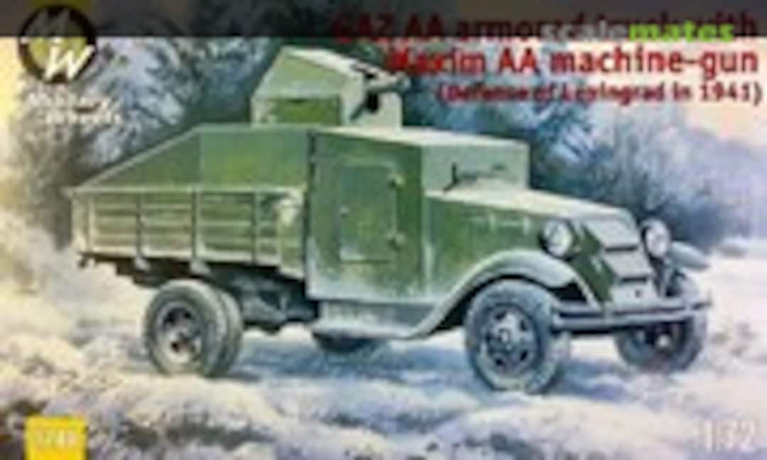 1:72 GAZ-AA armored truck with Maxim AA machine-gun (Military Wheels 7244)