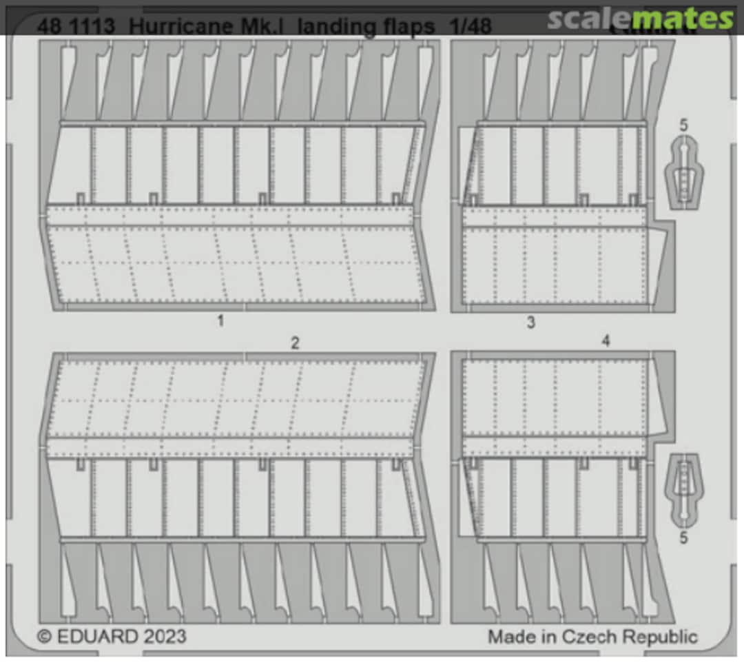 Boxart Hurricane Mk.I landing flaps 481113 Eduard