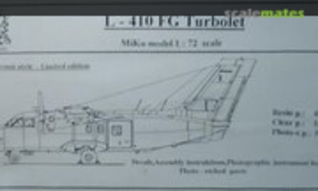 1:72 Let L-410 FG Turbolet (MiKu 72033)