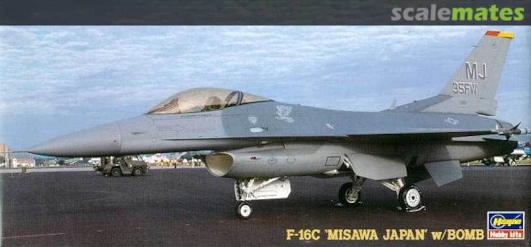 Boxart F-16C `Misawa Japan´ w/Bomb 02879 Hasegawa