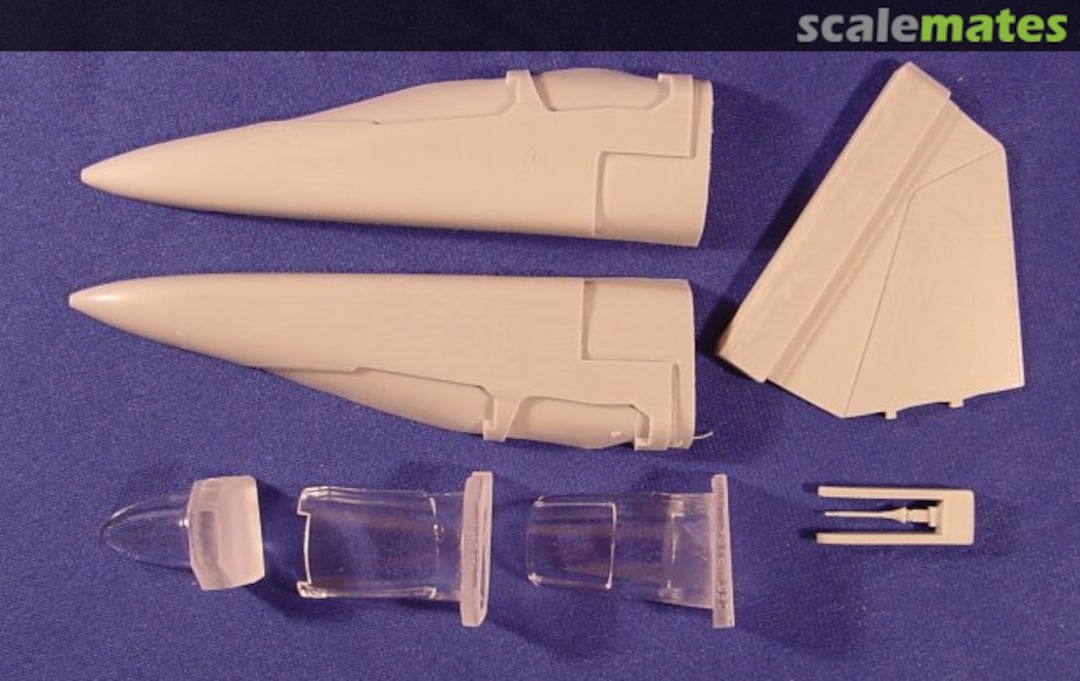 Boxart RA-5C Forward Fuselage/Canopy/Fin Correction Set CEC48486 Cutting Edge Modelworks