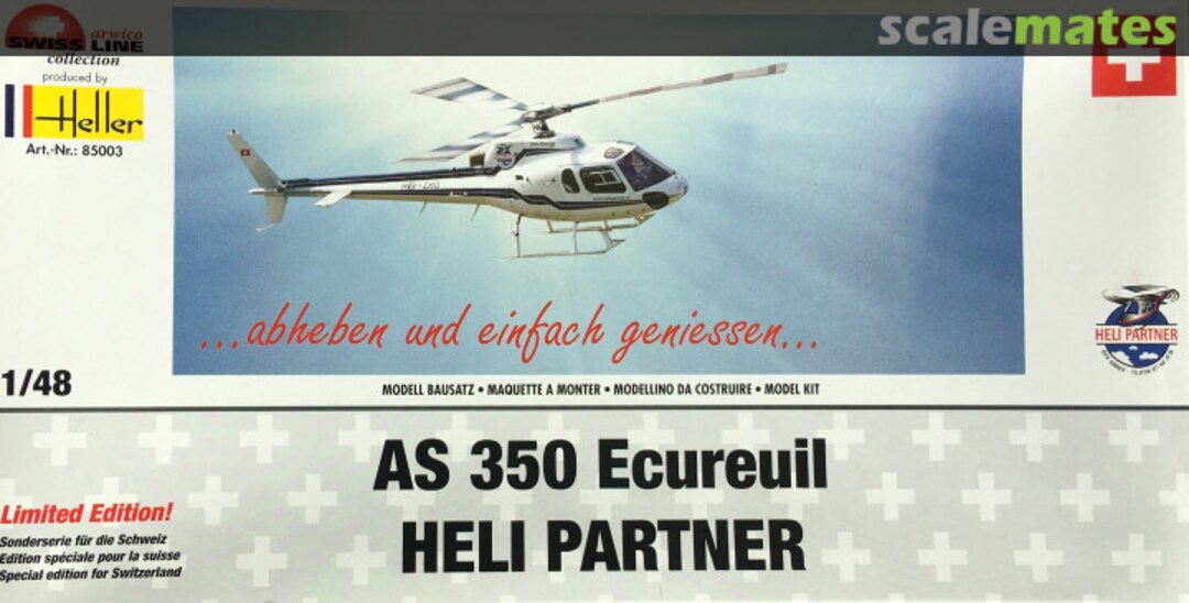 Boxart AS 350 Heli Partner 85003 Heller