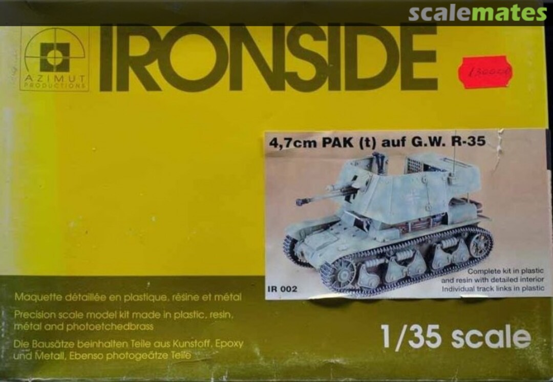 Boxart 4,7 cm PAK (t) auf G.W. R-35 IR 002 Azimut-Ironside