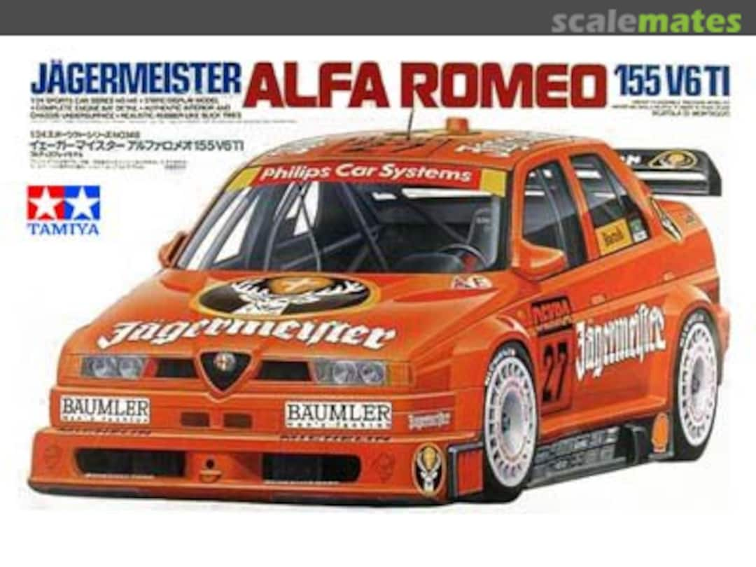 Boxart Alfa Romeo 155 V6 TI Jägermeister 24148 Tamiya