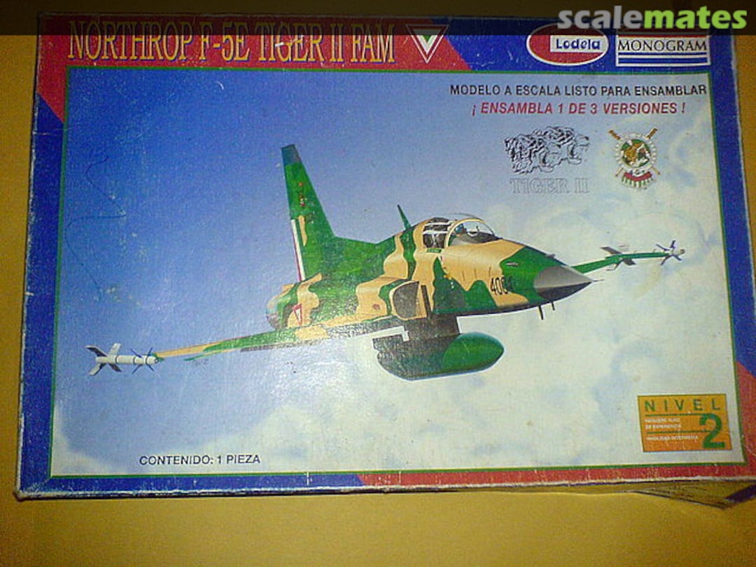 Boxart Northrop F-5E Tiger II FAM 2105 Monogram/Lodela