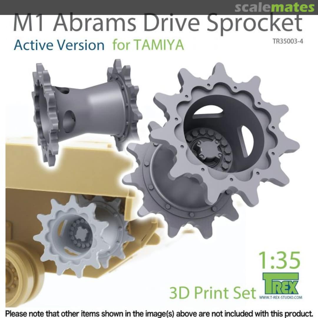 Boxart M1 Abrams Drive Sprocket Active Version TR35003-4 T-Rex Studio