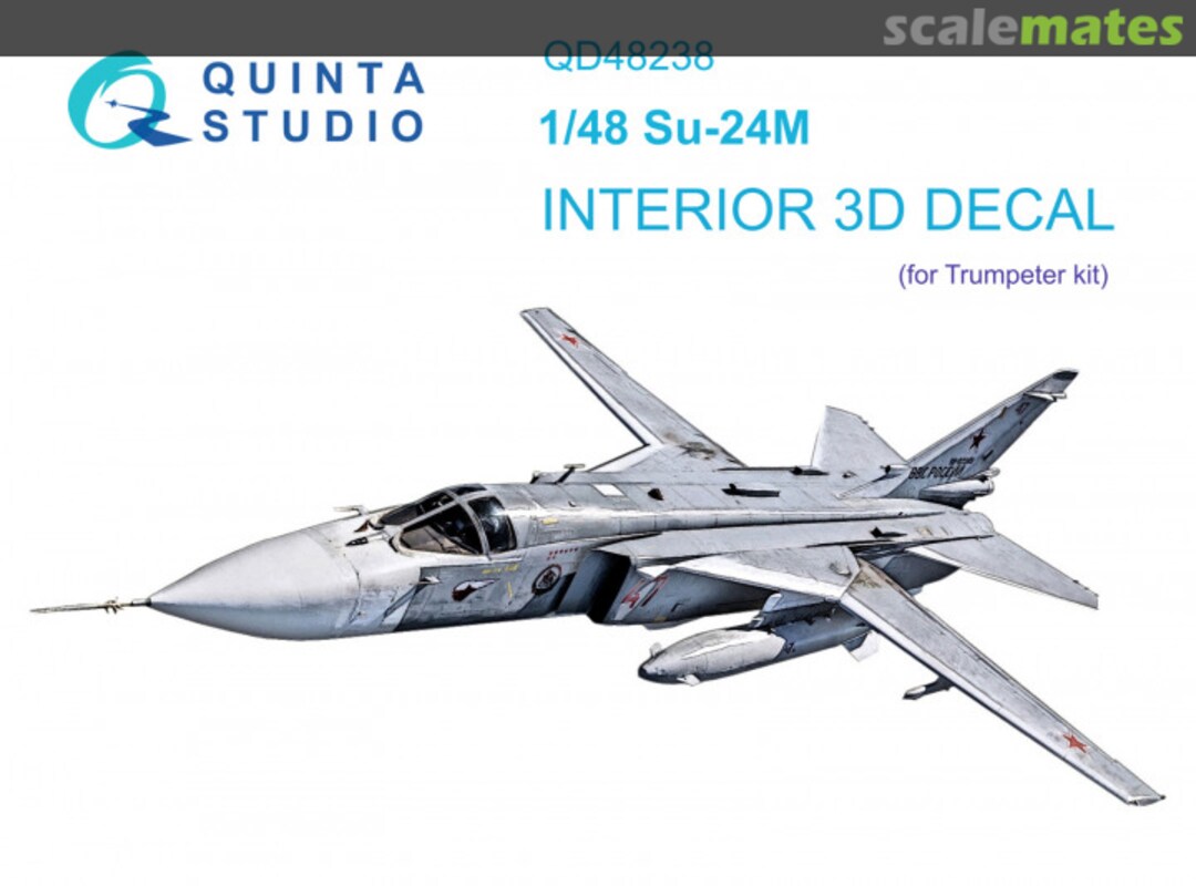 Boxart Su-24M Fencer interior 3D decal QD48238 Quinta Studio