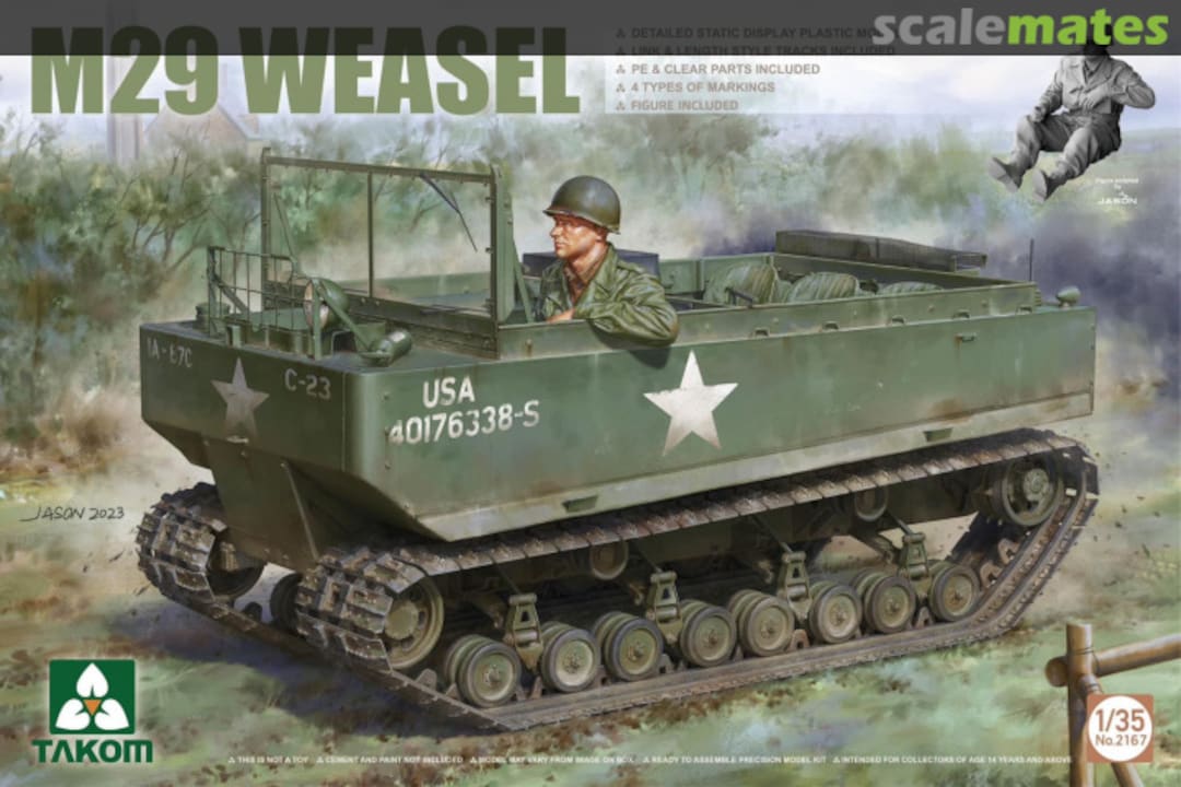 Boxart M29 Weasel 2167 Takom