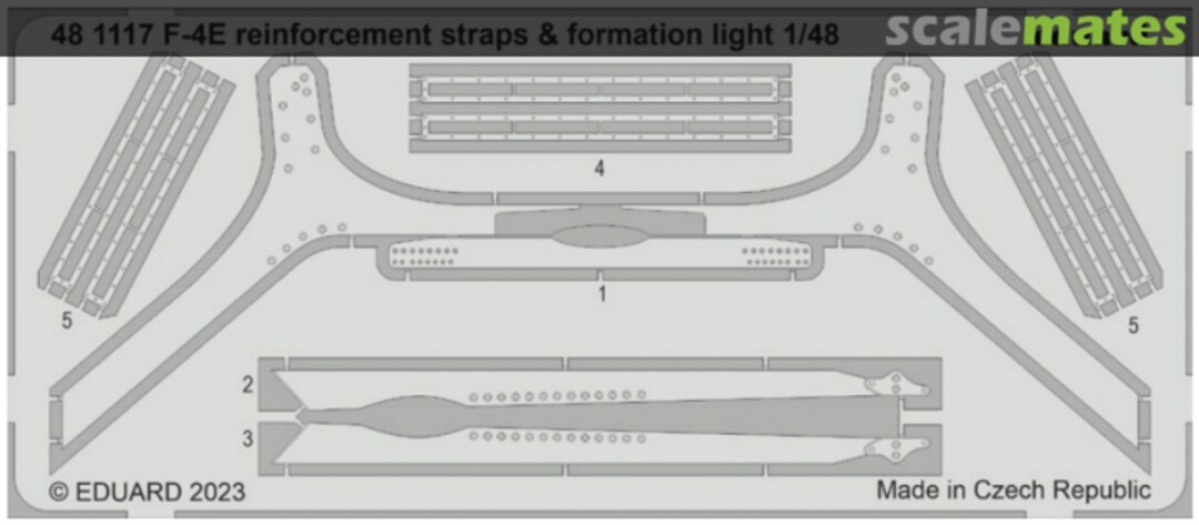 Boxart F-4E reinforcement straps & formation lights 481117 Eduard