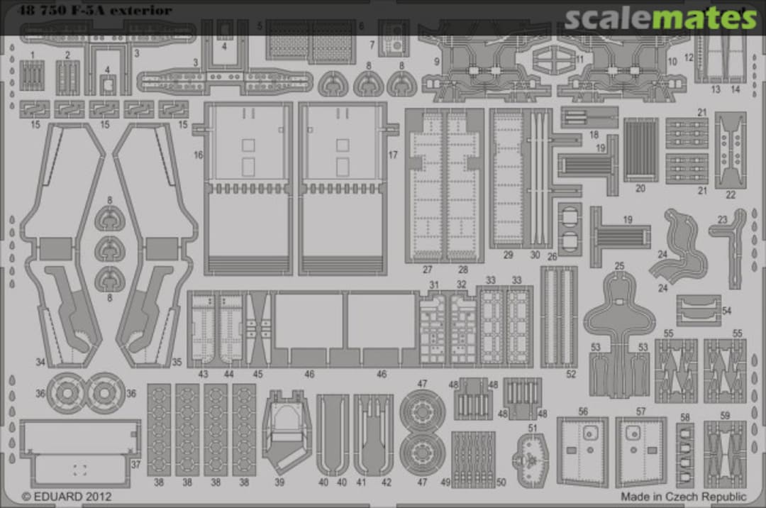 Boxart F-5A exterior 48750 Eduard