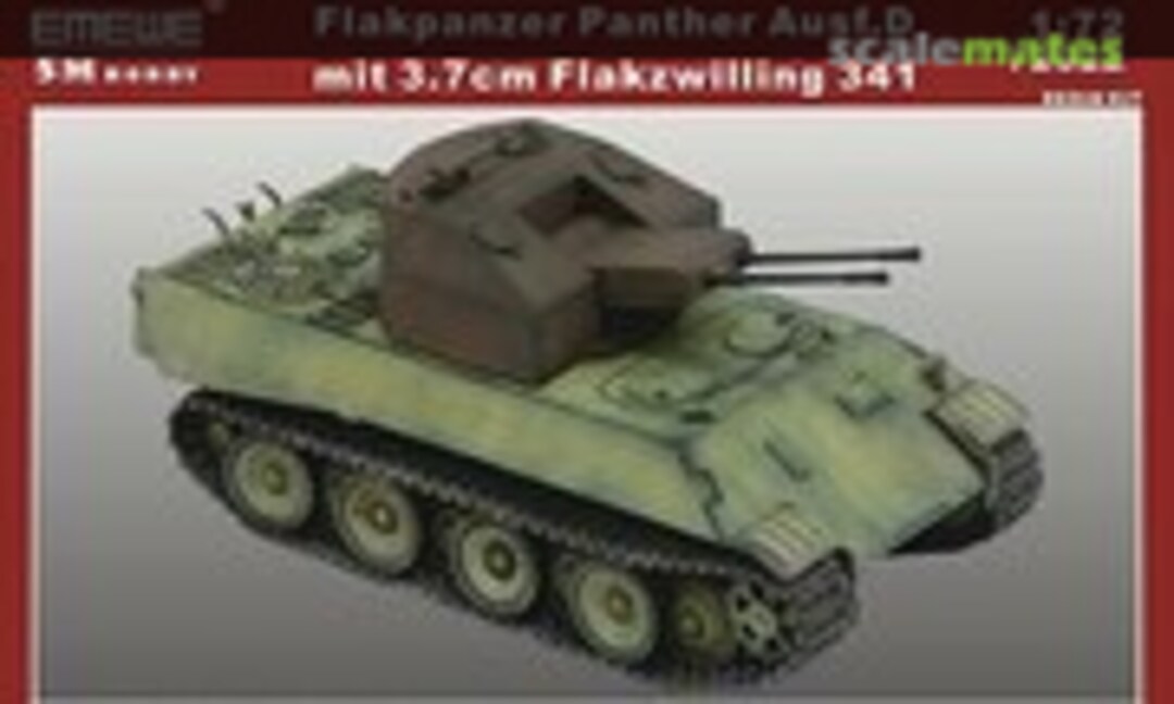 Flakpanzer Panther Ausf. D 3.7cm Flakzwilling 341 (5M Hobby 72022)