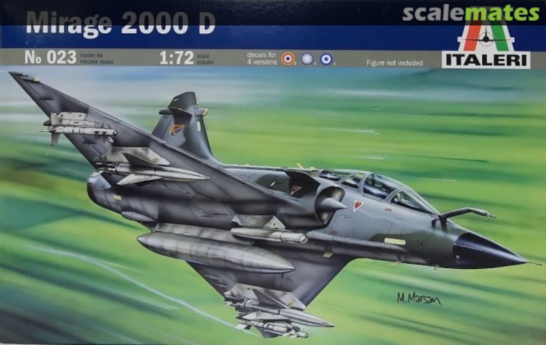 Boxart Mirage 2000 D 023 Italeri