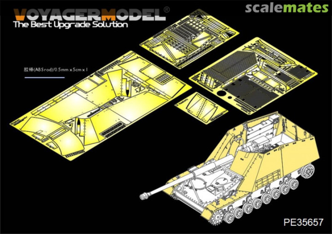 Contents Sd.Kfz.164 Nashorn Armour Plate/Fenders PE35657 Voyager Model