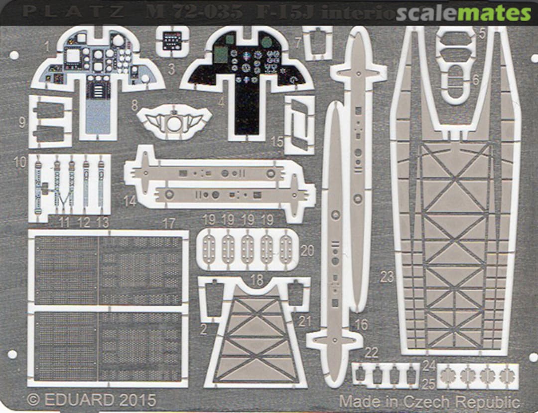 Boxart JASDF F-15J Eagle Etching Parts M-72 035 Platz