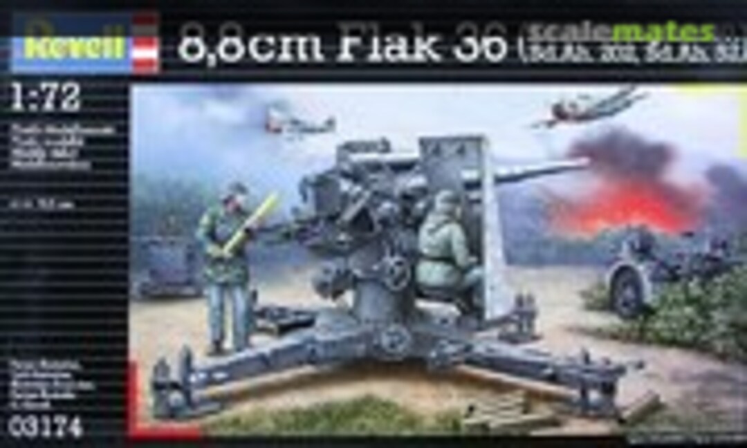 1:72 8,8cm Flak 36 (Kommandogerät 40, Sd.Ah. 202, Sd.Ah. 52) (Revell 03174)