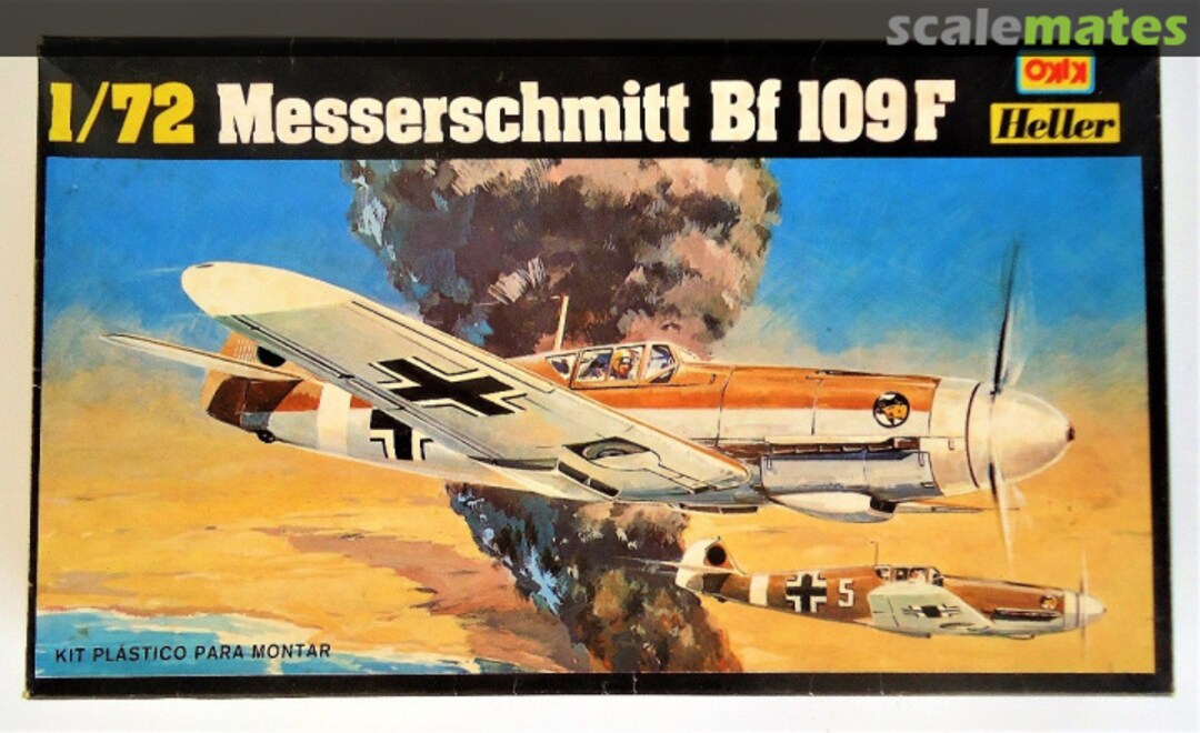 Boxart Messerschmitt Bf 109F F-232 Heller/Kiko