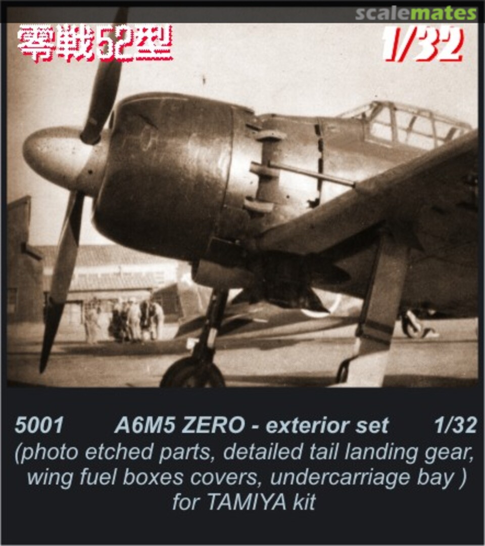 Boxart A6M5 Zero - Exterior Set 5001 CMK