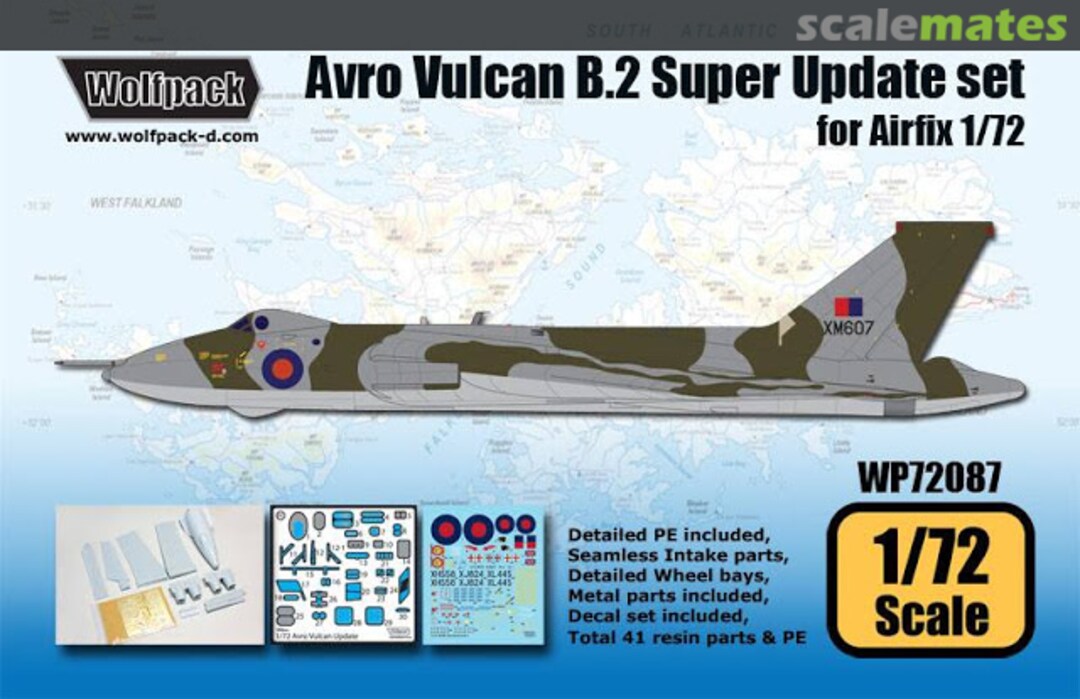 Boxart Avro Vulcan B.2 Super Update set WP72087 Wolfpack