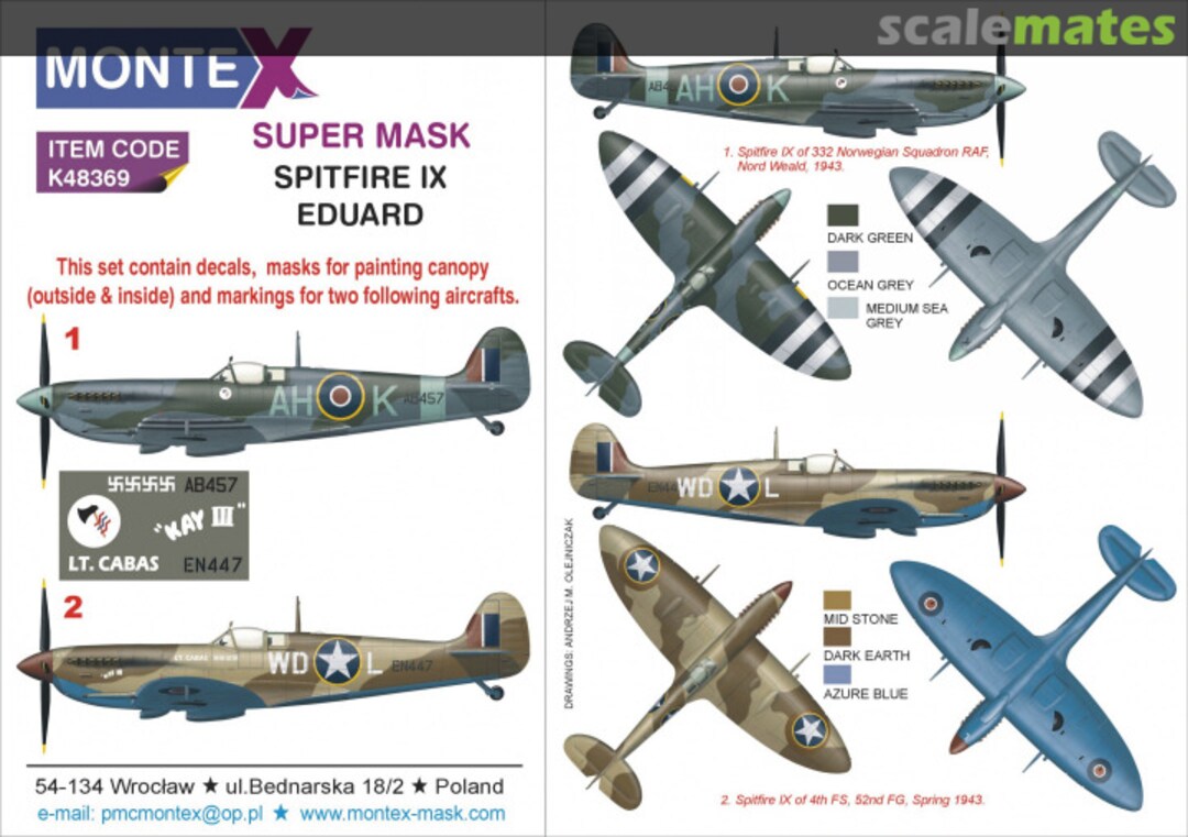 Boxart Spitfire Mk.IX K48369 Montex