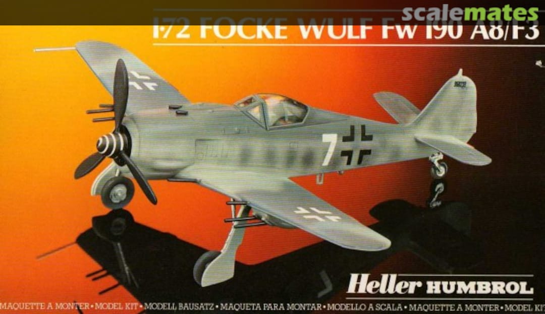 Boxart Focke Wulf Fw 190 A8/F3 80235 Heller Humbrol