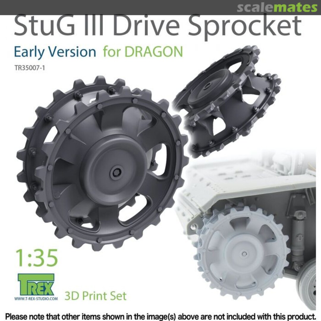 Boxart StuG III Drive Sprocket Early Version TR35007-1 T-Rex Studio