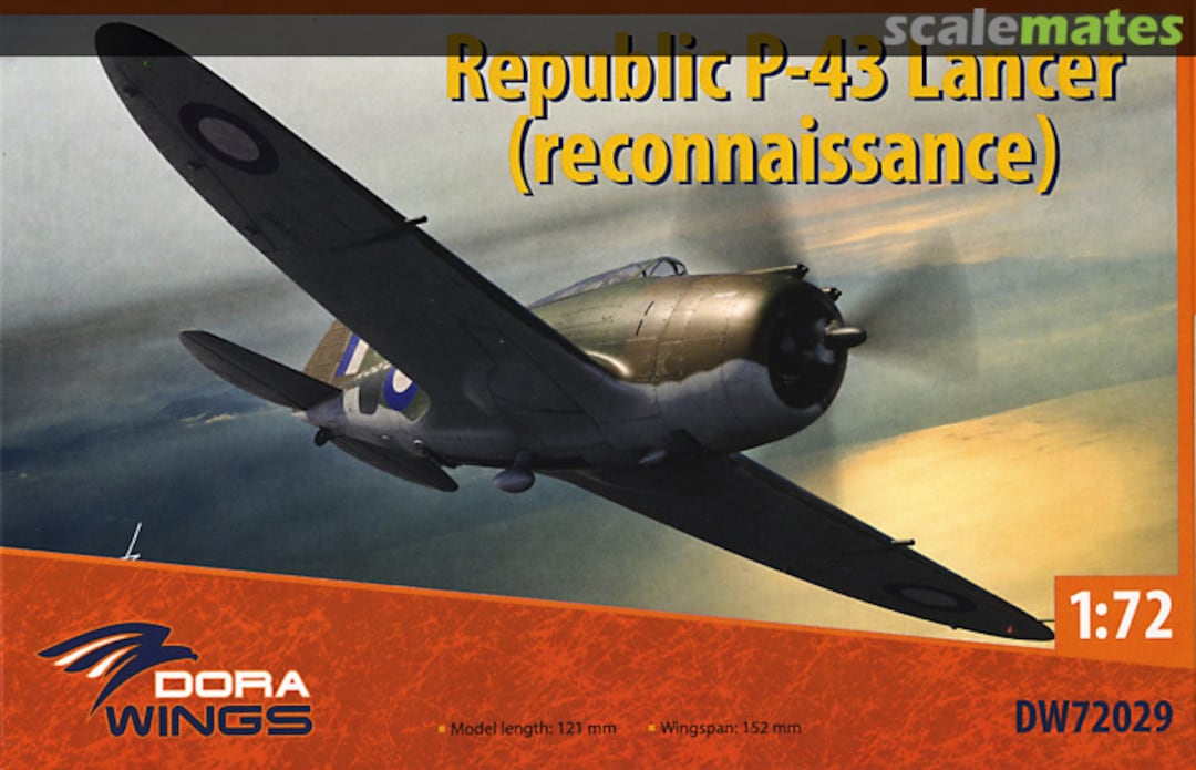 Boxart Republic P-43 Lancer (reconnaissance) DW72029 Dora Wings