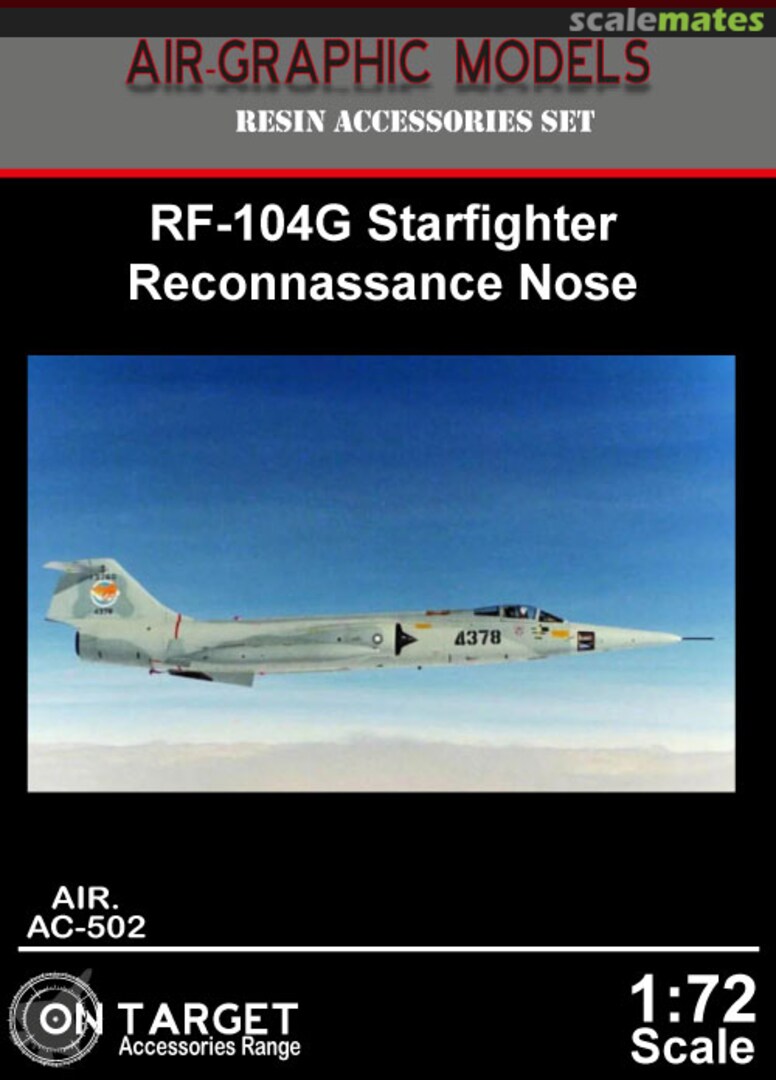 Boxart RF-104G Starfighter Reconnassance Nose AIR.AC-502 Air-Graphic Models