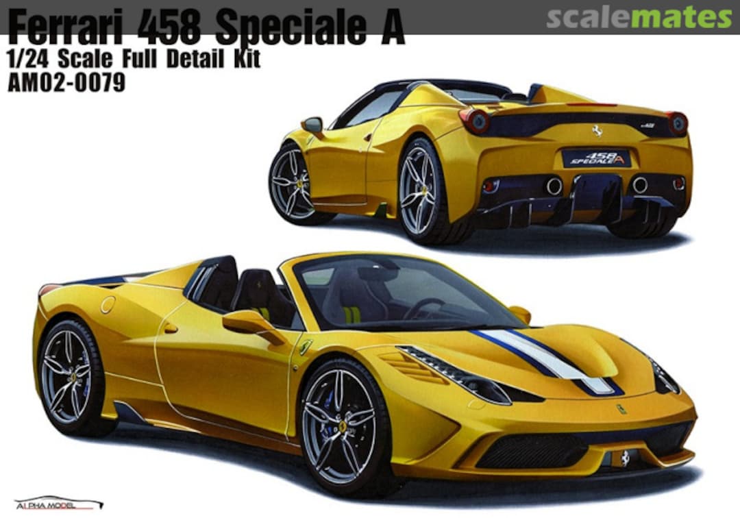 Boxart Ferrari 458 Speciale Aperta AM02-0079 Alpha Model