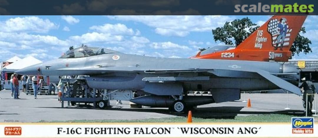 Boxart F-16C Fighting Falcon `Wisconsin ANG´ 00611 Hasegawa