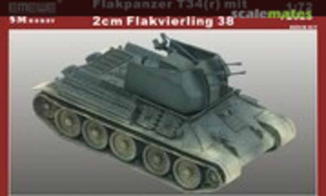 Flakpanzer T34(r) mit 2cm Flakvierling 38 (5M Hobby 72023)