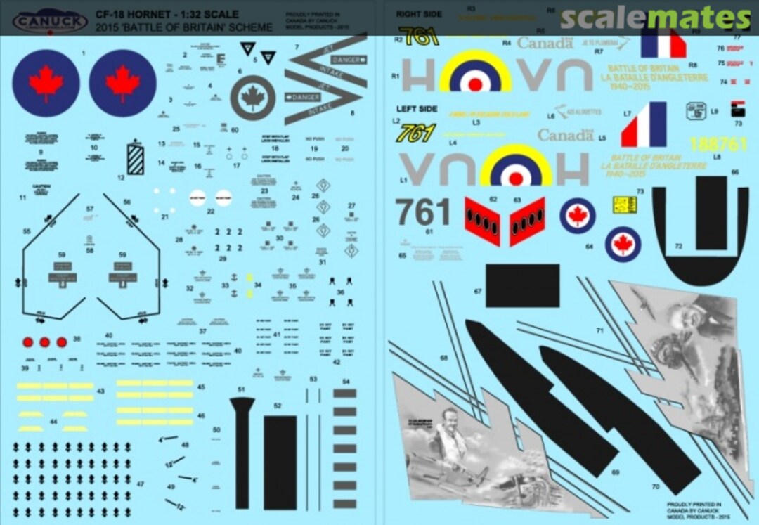 Boxart CF-18A Hornet 035-32 Canuck Model Products