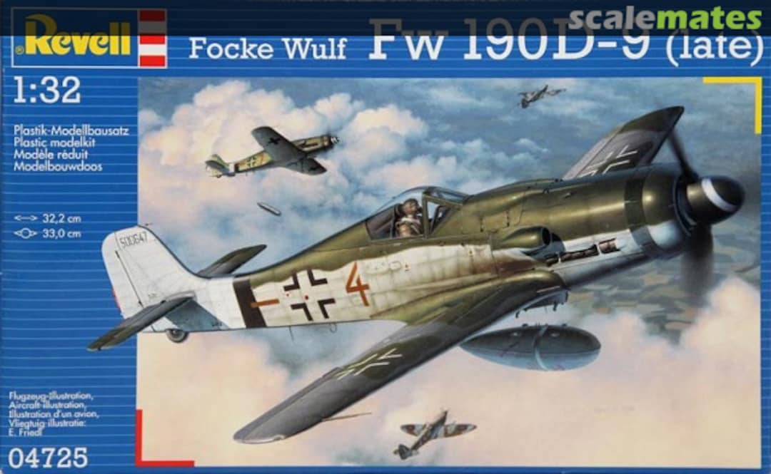 Boxart Focke Wulf Fw 190D-9 (late) 04725 Revell