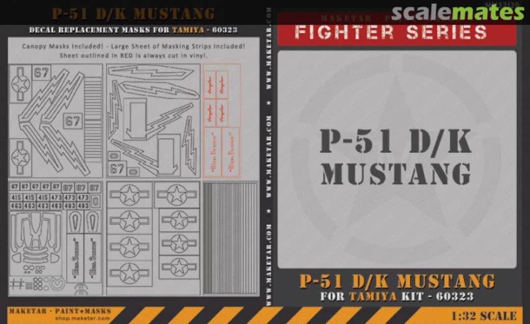 Boxart North American P-51D/K Mustang MM32120 Maketar