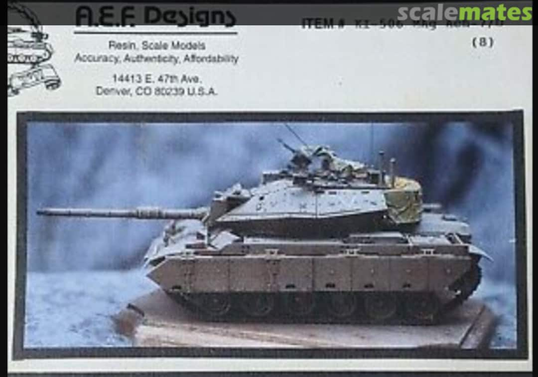 Boxart Magach 7D (AKA Magach8) KI 506 A.E.F. Designs