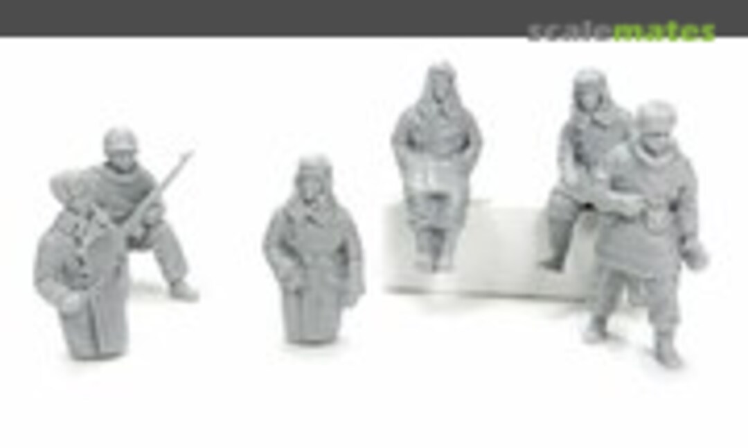 1:72 Soviet crew &amp; scout in winter uniform (MacOne Models MAC72601)