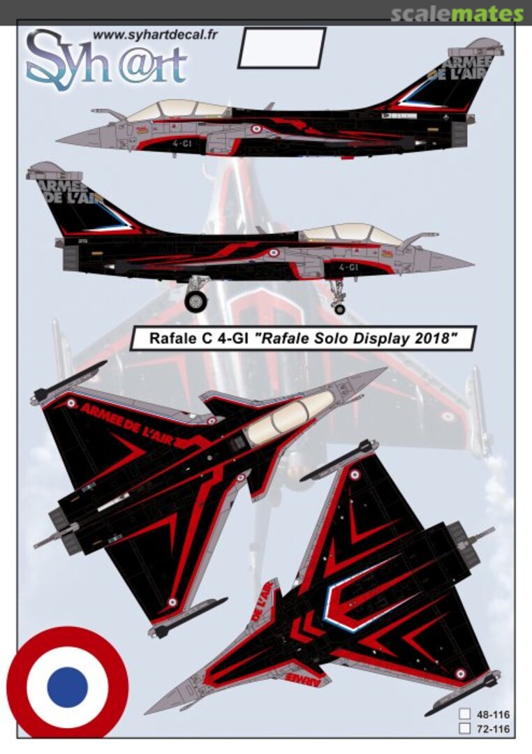 Boxart Rafale C 4-GI Rafale Solo Display 2018 72-116 Syhart