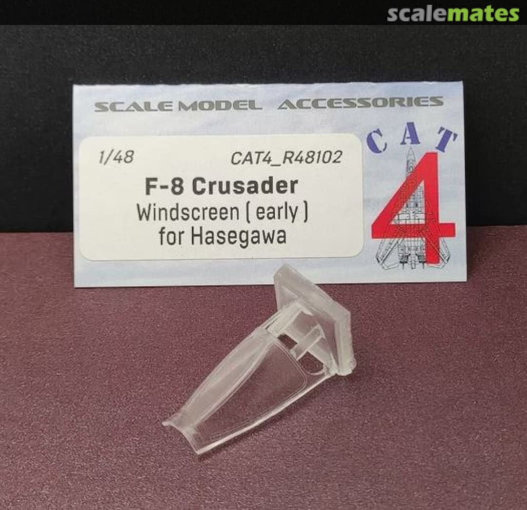 Boxart F-8 Crusader Windscreen (early) R48102 CAT4