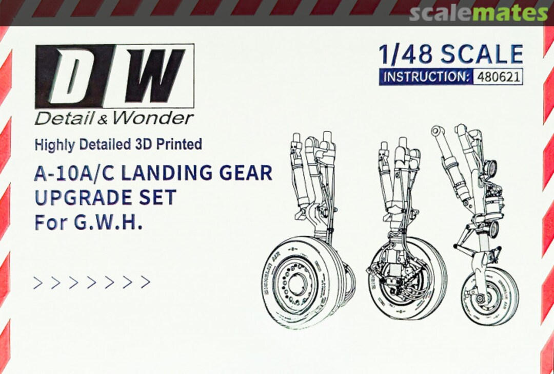 Boxart A-10A/C Landing Gear 480621 Detail & Wonder Studio