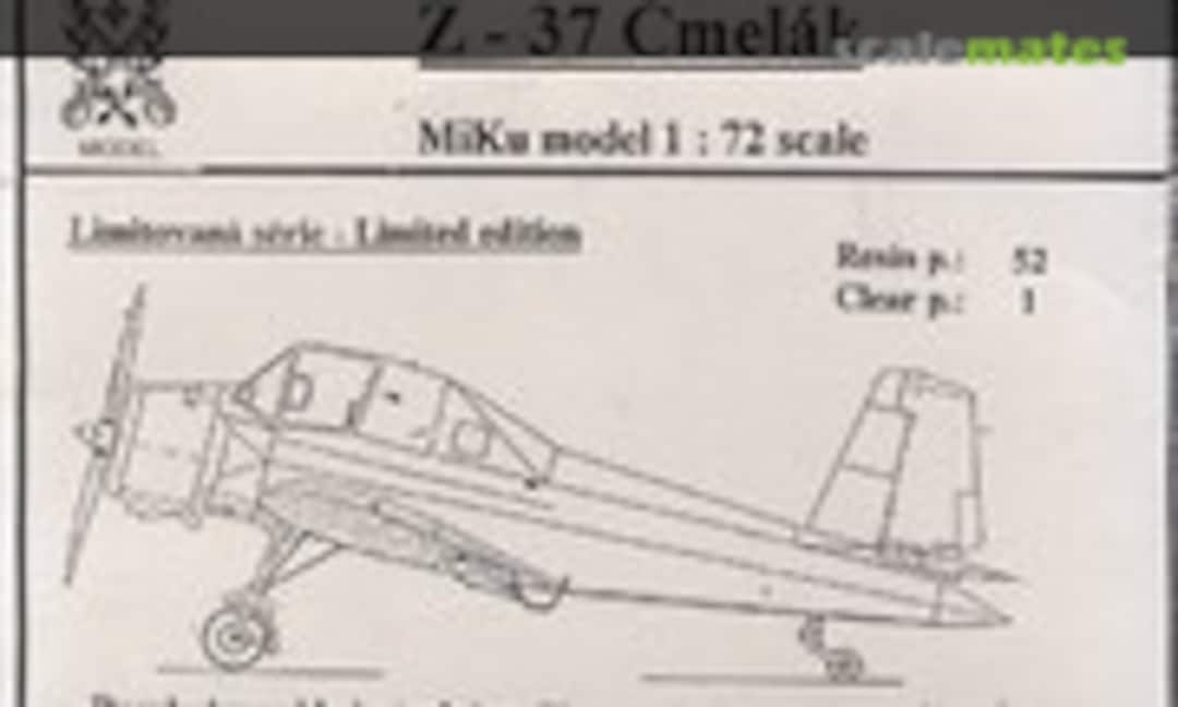 1:72 Let Z-37 Cmelák (MiKu 72036)