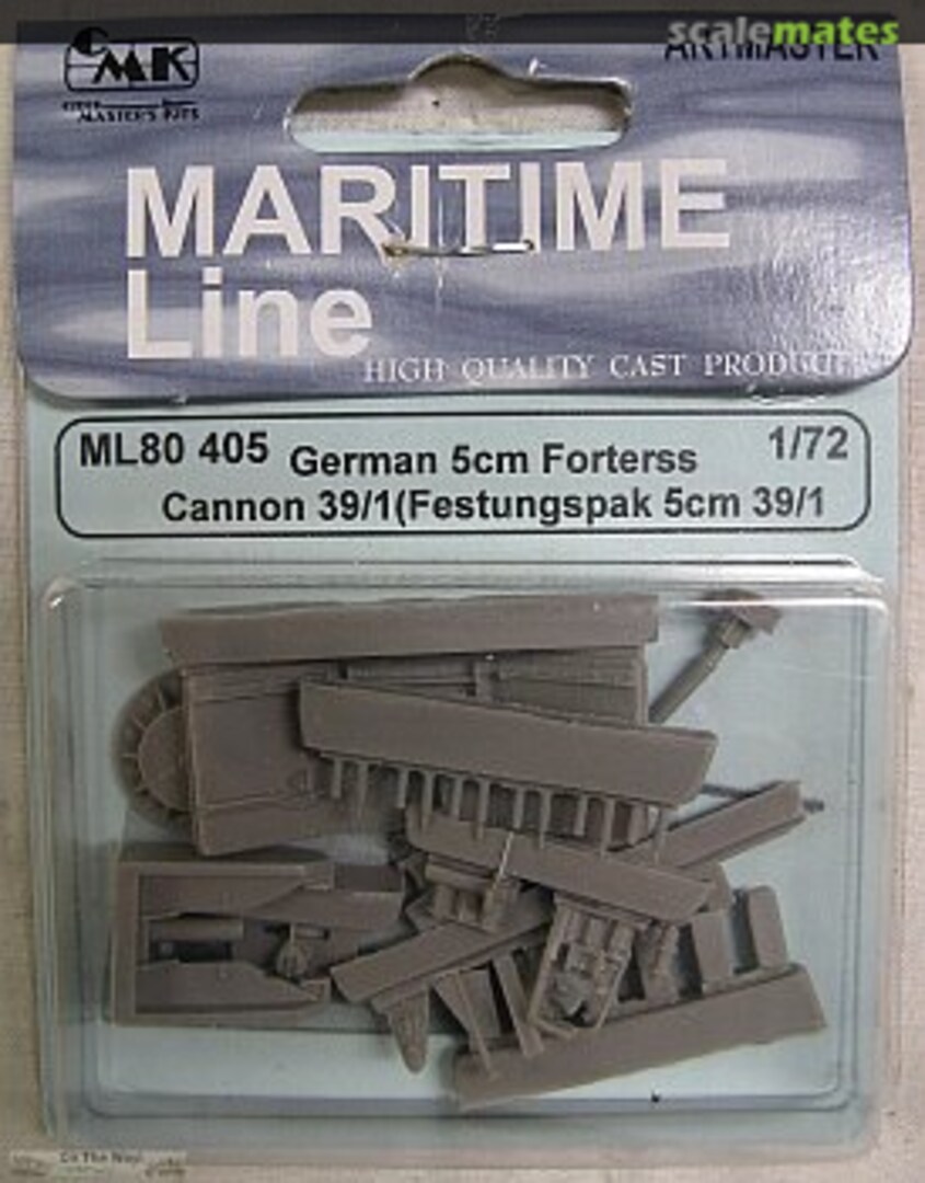 Contents German 5cm Fortress Cannon 39/1 (Festungspak 5cm 39/1) ML80405 CMK