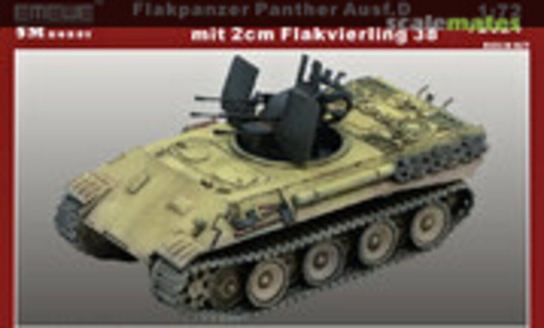 1:72 Flakpanzer Panther Ausf. D mit 2cm Flakvierling 38 (5M Hobby 72024)