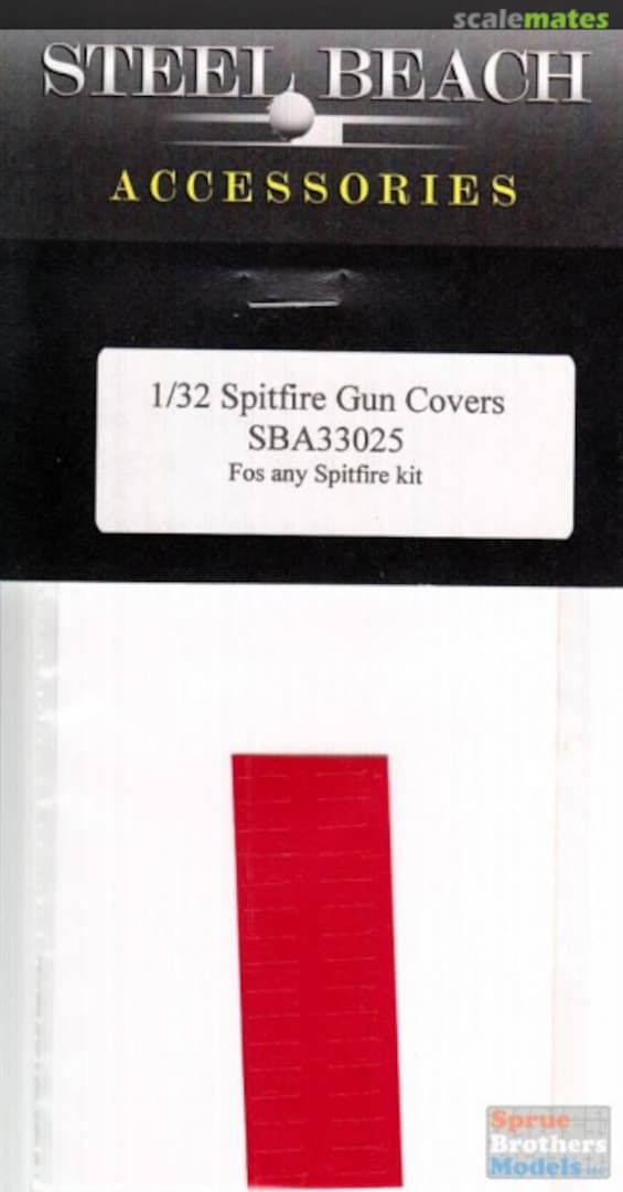 Boxart Steel Beach Spitfire Gun Covers 33025 Steel Beach