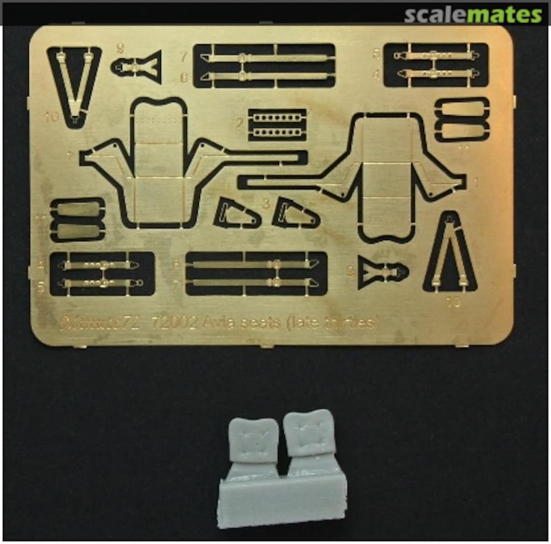 Boxart Avia seat (late thirties) 2x 72002 Minute72
