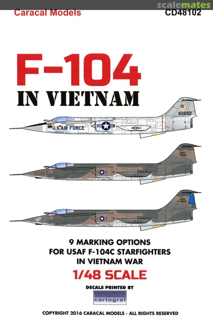 Boxart F-104 CD48102 Caracal Models