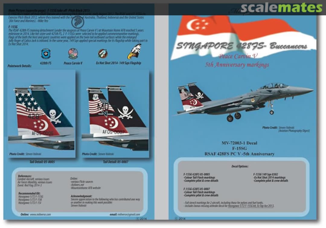 Boxart Singapore 428FS Buccaneers MV-72003-1 Miliverse