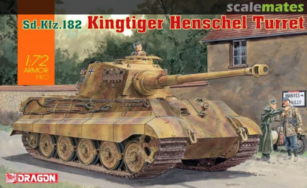 Boxart Sd.Kfz.182 Kingtiger Henschel Turret 7558 Dragon