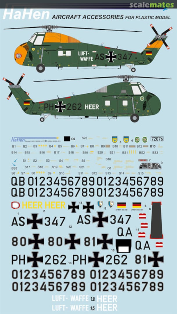 Boxart Sikorsky H-34 72076 HaHen